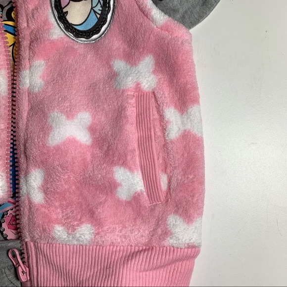 NWT Disney Princess 3pc hoodie vest set size 3T - Picture 4 of 8